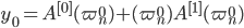 y_0 = A^{[0]}(\varpi_n^0) + (\varpi_n^0)A^{[1]}(\varpi_n^0)